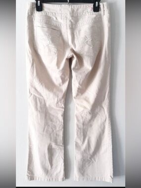 TYTE JEANS Crown Wings Hearts Off White Lightweight womens Juniors size 7